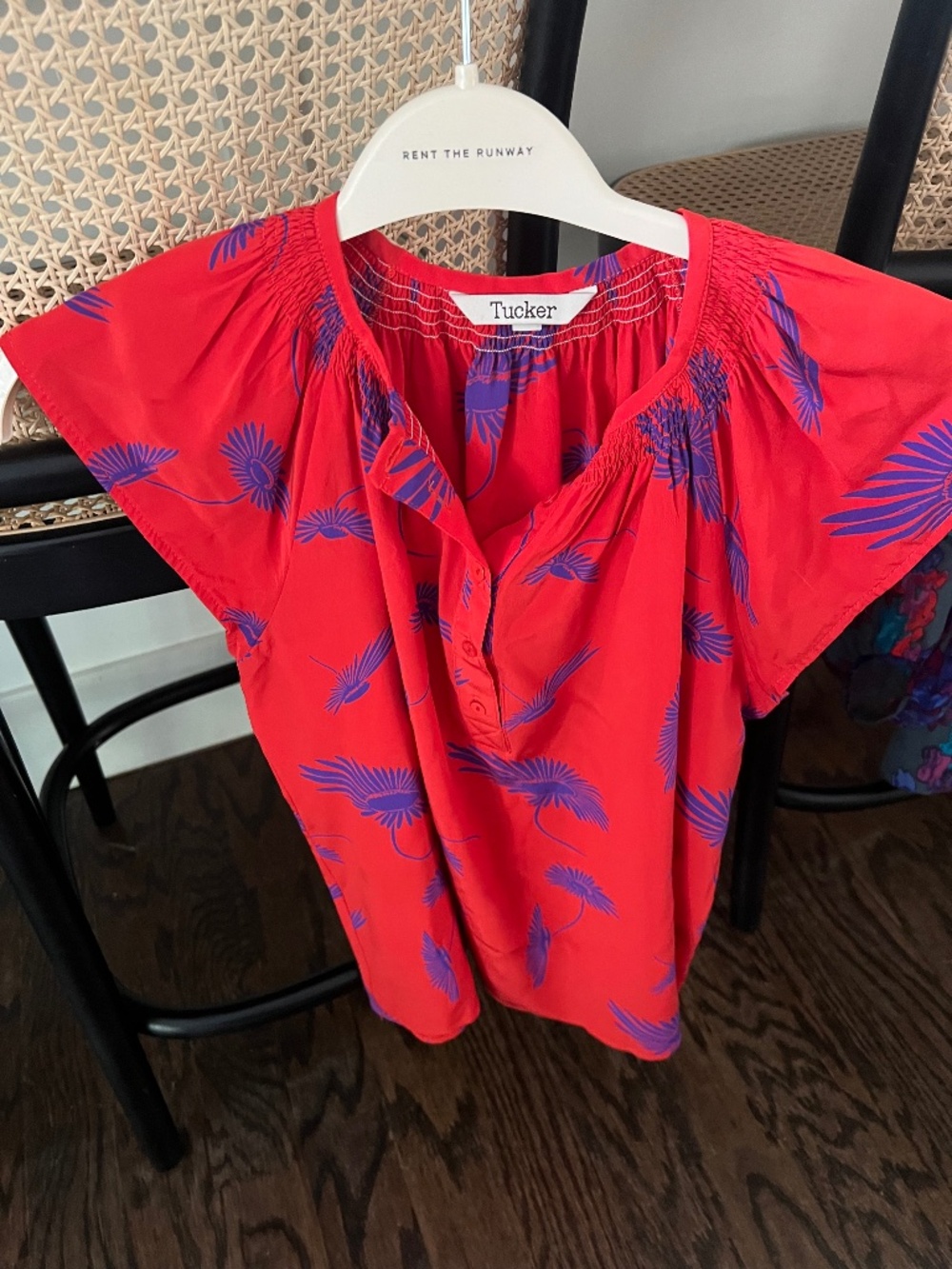 Tucker Silk Top- Small